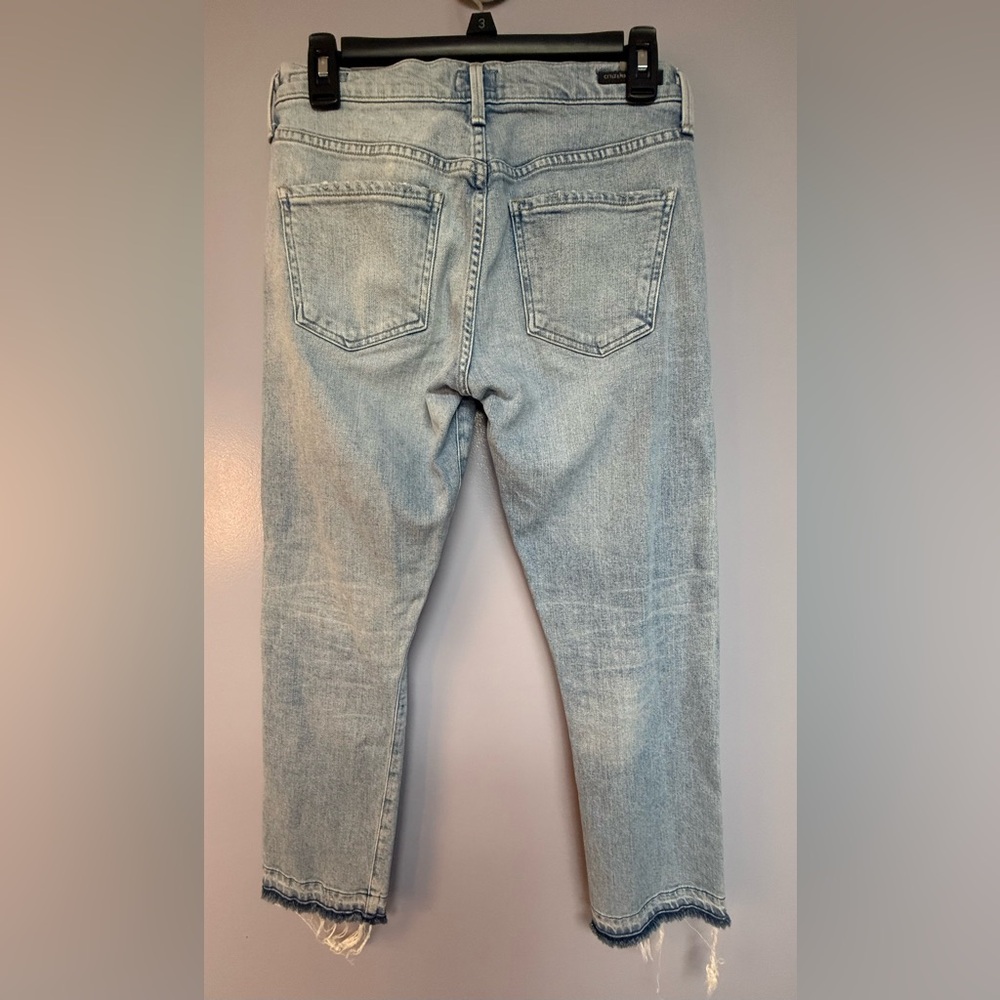 Citizens Of Humanity Emerson slim boyfriend Blue Jeans Distressed 24 - Picture 4 of 16